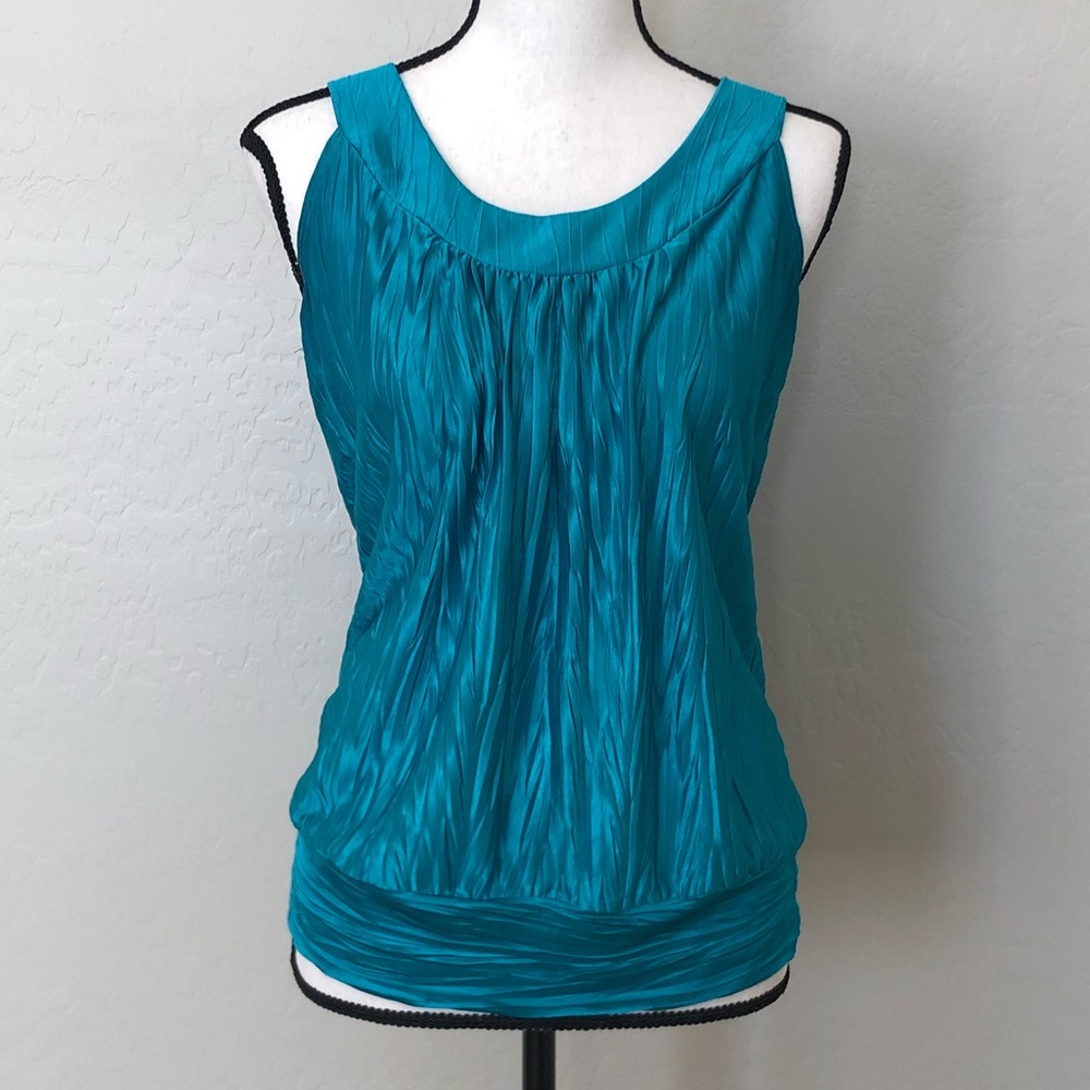Byer California turquoise/teal sleeveless top M